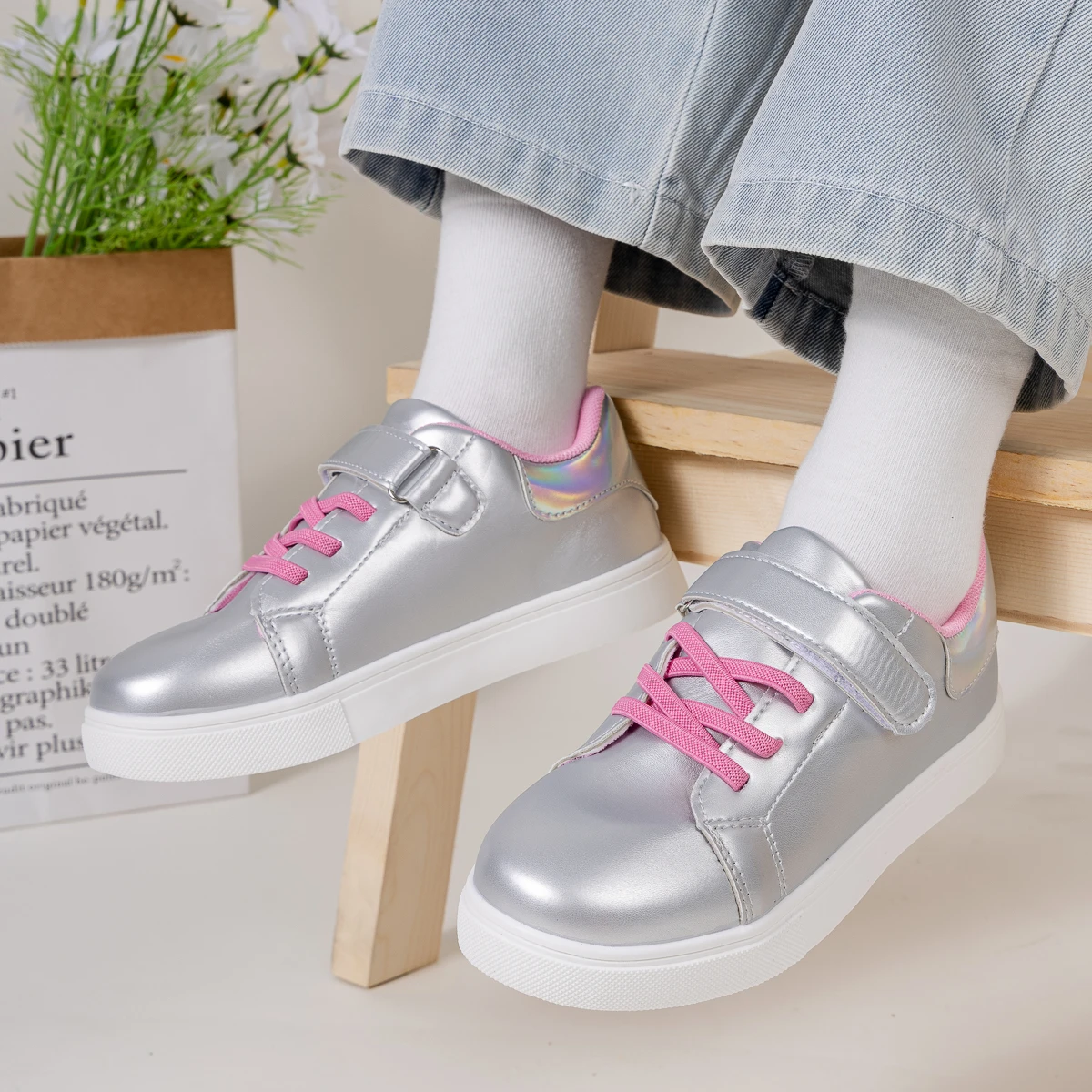 

New Children Casual Sneakers Fashion Versatile Sports Style Soft Anti-Slip Sole Boys Girls Breathable Outdoor Sport RunningShoes