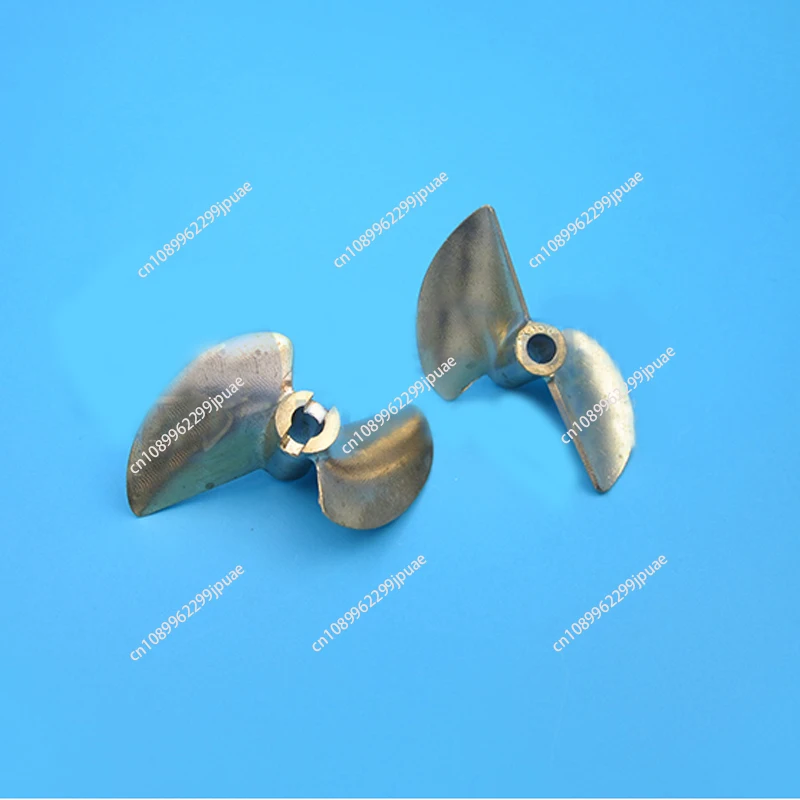 1 個 2 ブレード銅プロペラ 30/32/35/38/40/43/48/50/52 ミリメートル真鍮プロペラマリンパドル小道具部品ピッチ 1.4