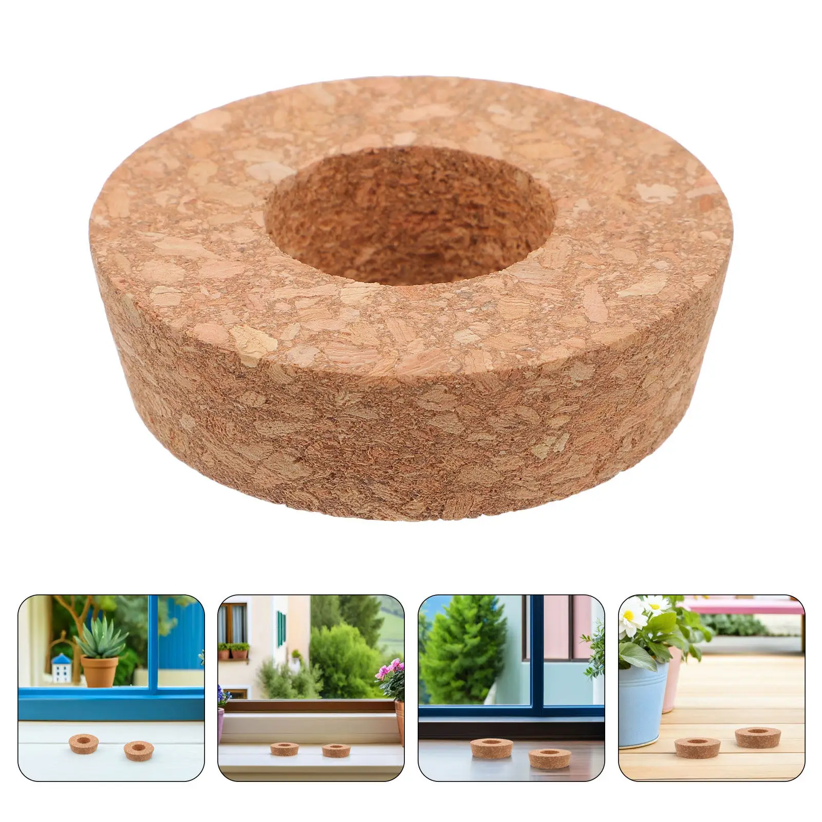 

10 пробковых крышек для гидропонных ваз, мягкие деревянные заглушки для кашпо, диаметр отверстия 6,5 см, подходят для банок Мейсона, террариумов, цветочных ваз