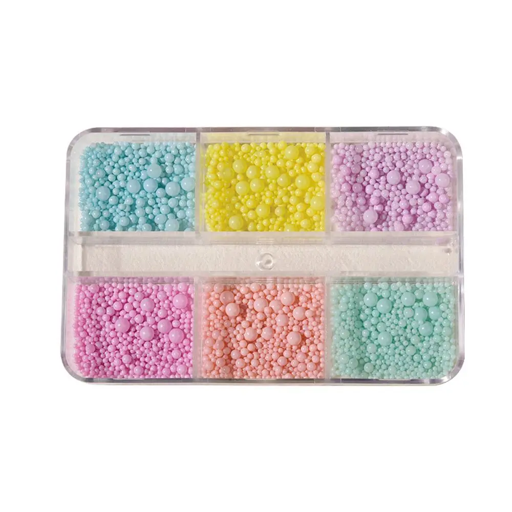 

Beads Jewelry Making Manicure Accessories Macaron Color Bubble Beads Nail Charms 3D Nail Art Decoration Nail Art Rhinestones