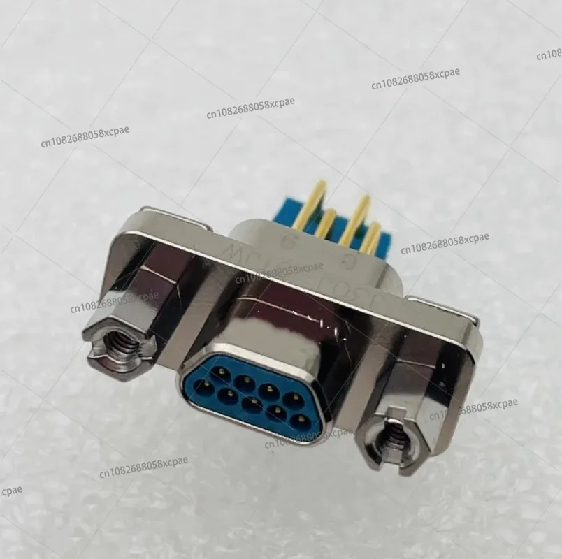 Rectangular Connector J30J-9TJW J30J-9TJWP7 Plug and Socket 9 Pole Bent Pin Printed Circuit Board Plugs