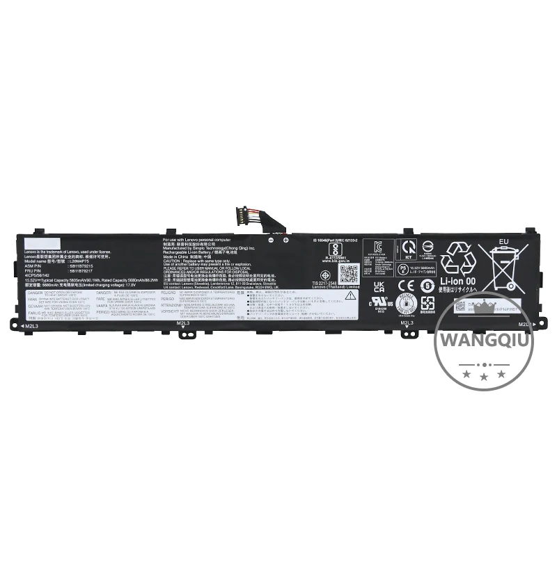 WANGQIU Original laptop battery for Lenovo ThinkPad P1 Gen 4 Gen 5 Gen 6 Type 20Y3/20Y4/21DC L20M4P75 L20D4P75 SB11B79215