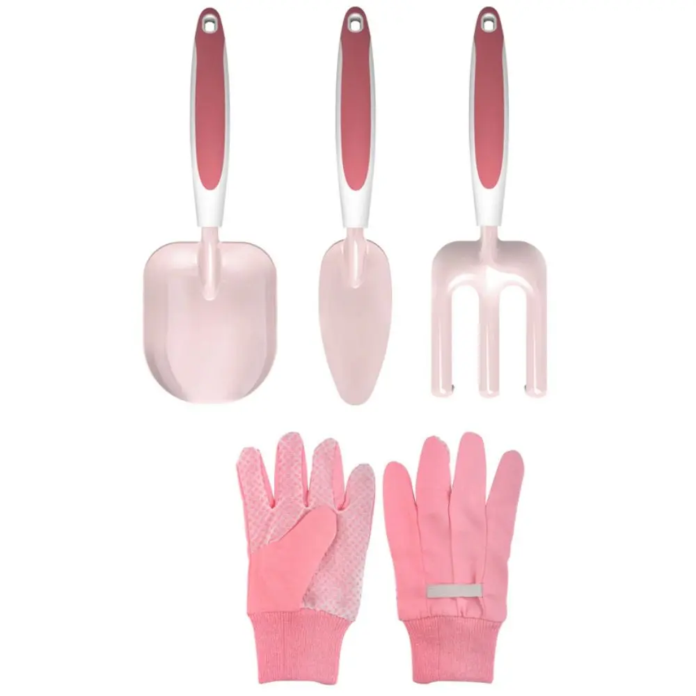 Sand Playing Candy Color Garden Tool Set Trowel Shovel Children Planting Tool Kit Watering Can Rake Garden Girls