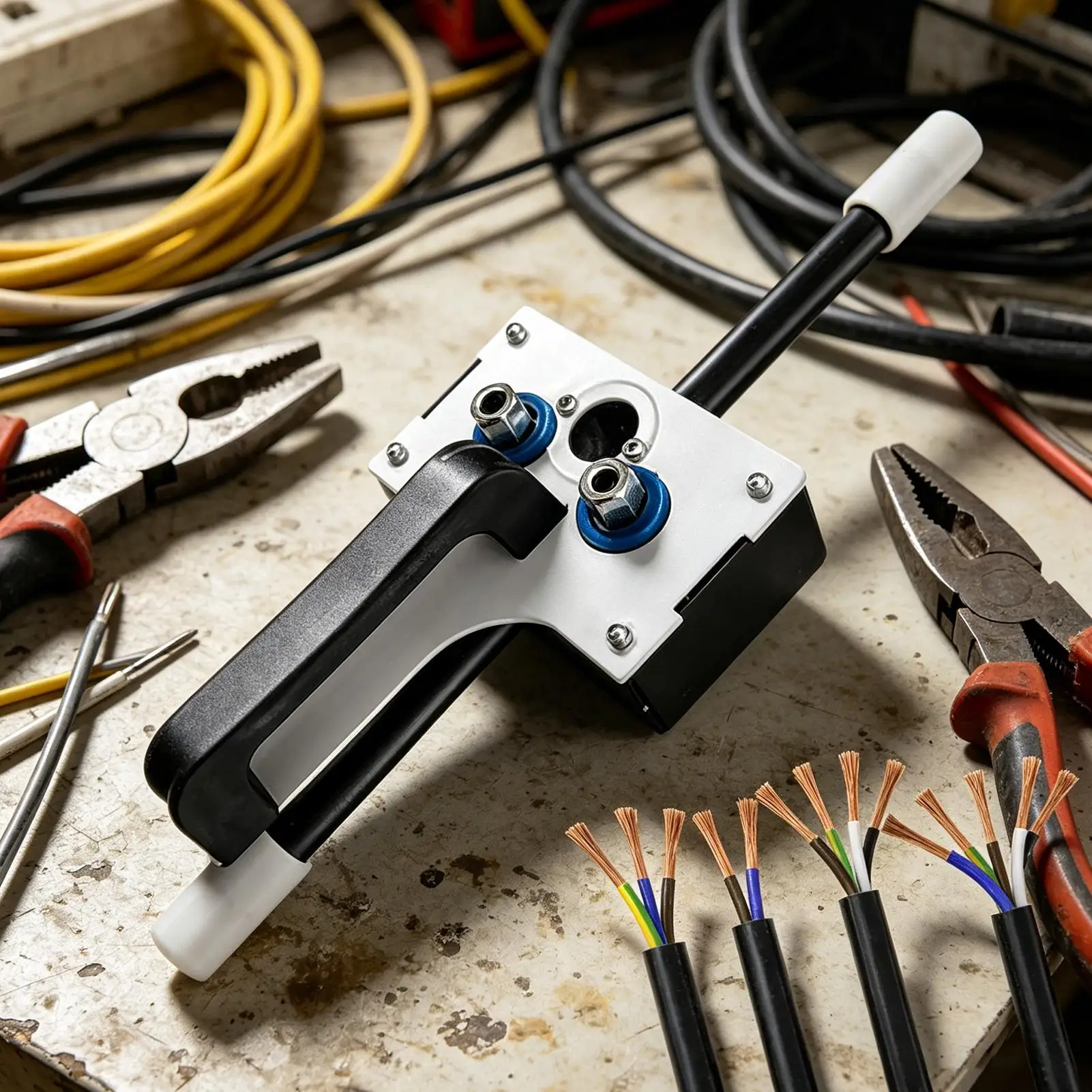 

Wire Puller Tool Portable Heavy Duty Professional Wiring Tool for Threading Machine Residential Construction Hydroelectric
