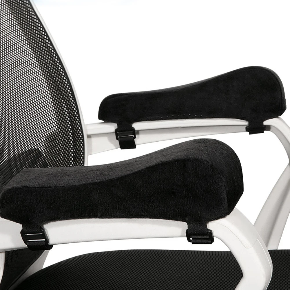 2 szt. Ergonomiczne podkładki pod ręce, poduszki na krzesło biurowe do łokci i przedramion, redukujące nacisk, uniwersalne, zaprojektowane do ulgi od ciśnienia