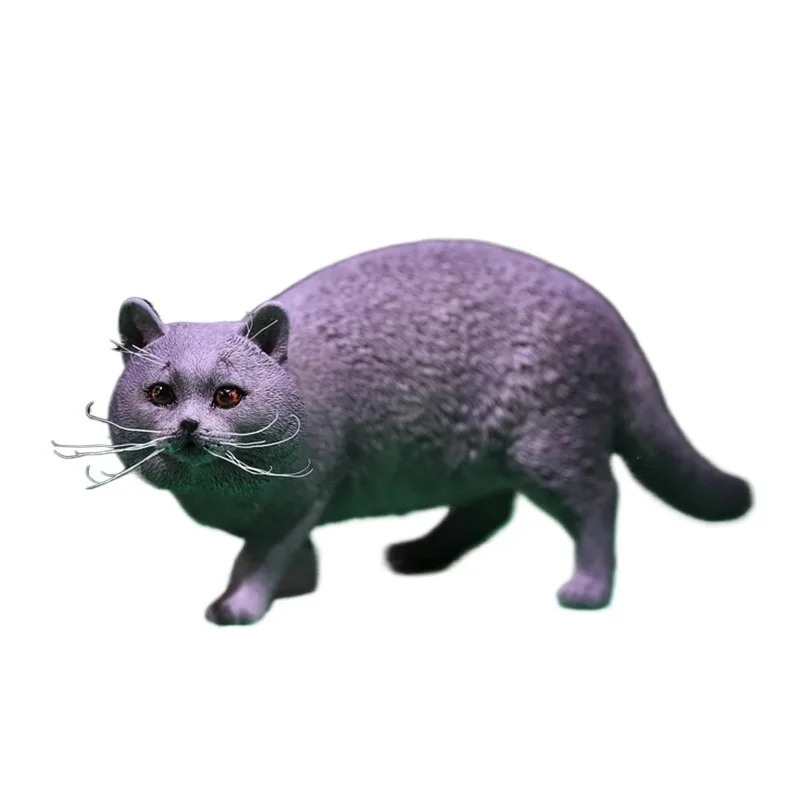 

British Shorthair Cat Simulation Pet Cat Model Tabletop Ornament Aesthetic Education Theory Awakening Equipment Moisturizing