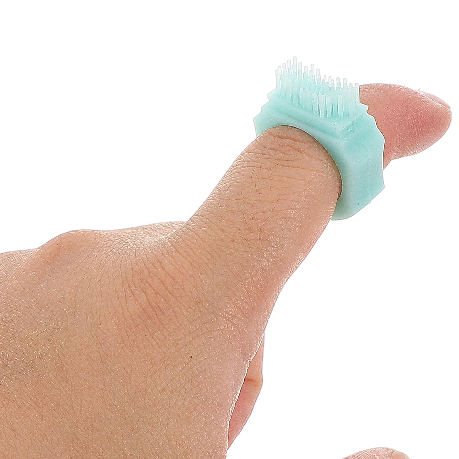 فرشاة أسنان مدمجة ذات حلقة زرقاء ناعمة من السيليكون للسفر للأطفال، فرشاة أسنان محمولة للعناية بالفم أثناء الذهاب، نفس منعش