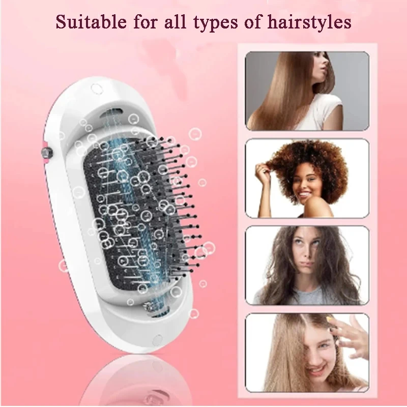 

Classic Anti-Static Hairbrush Ball-Tip Bristles Smooth Frizz Reduce Tangles Stylish Design For Daily Grooming Hair Care Tools