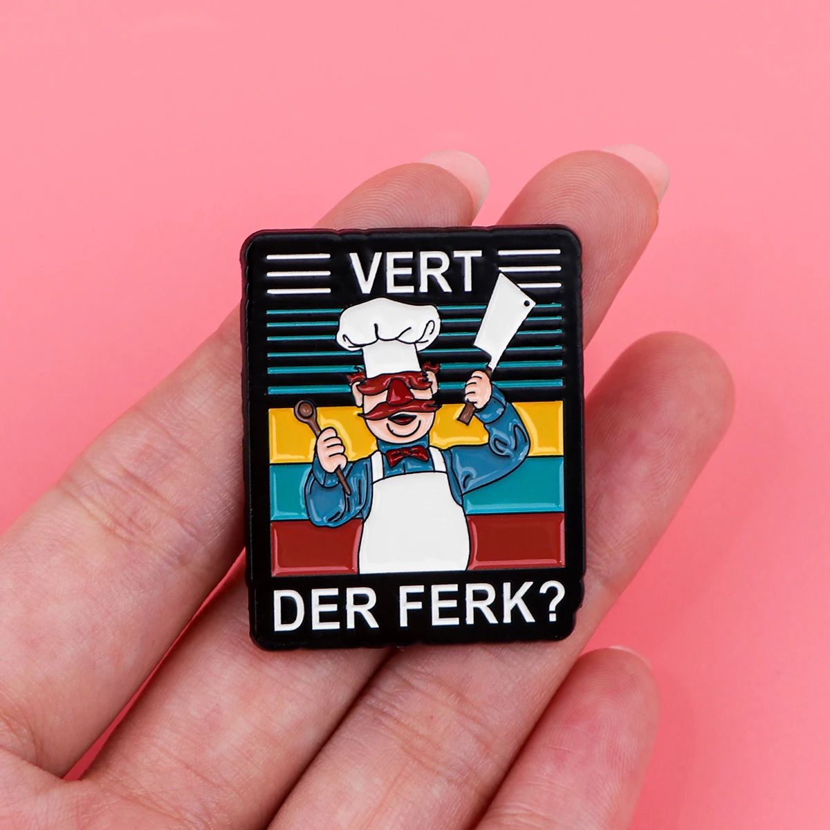 دبابيس DER FERK-minel للملابس ، شارات على حقائب الظهر ، قبعة طوق ، دبابيس طية صدر ، مجوهرات #4