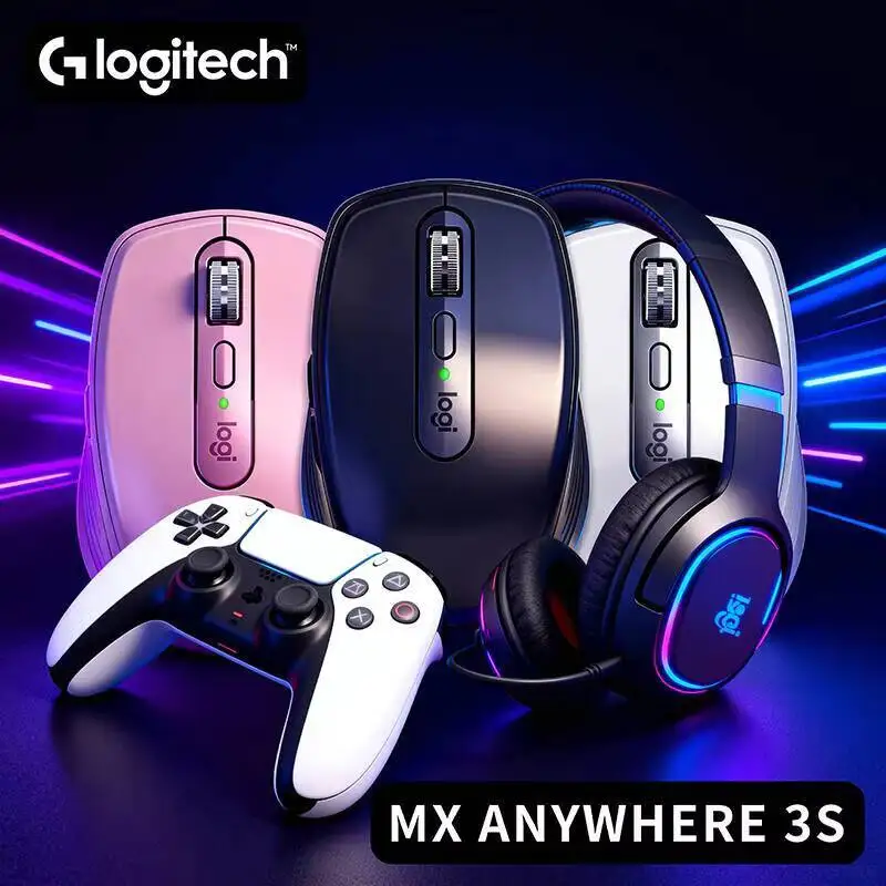 

Durable MX Anywhere 3S Mouse - 8000 DPI Darkfield, Hyper-Scroll, USB-C Fast Charge, Ideal for Pet Site Clinic & Field Work