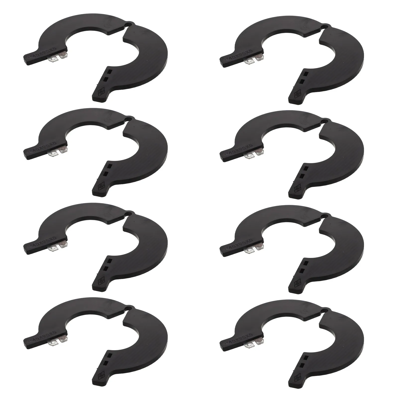 8Pcs Excavator Bucket Pin Shims Adjustable Heavy Duty Bucket Pin Spacer Washers for Mini Excavator Skid Loader Repair Kit