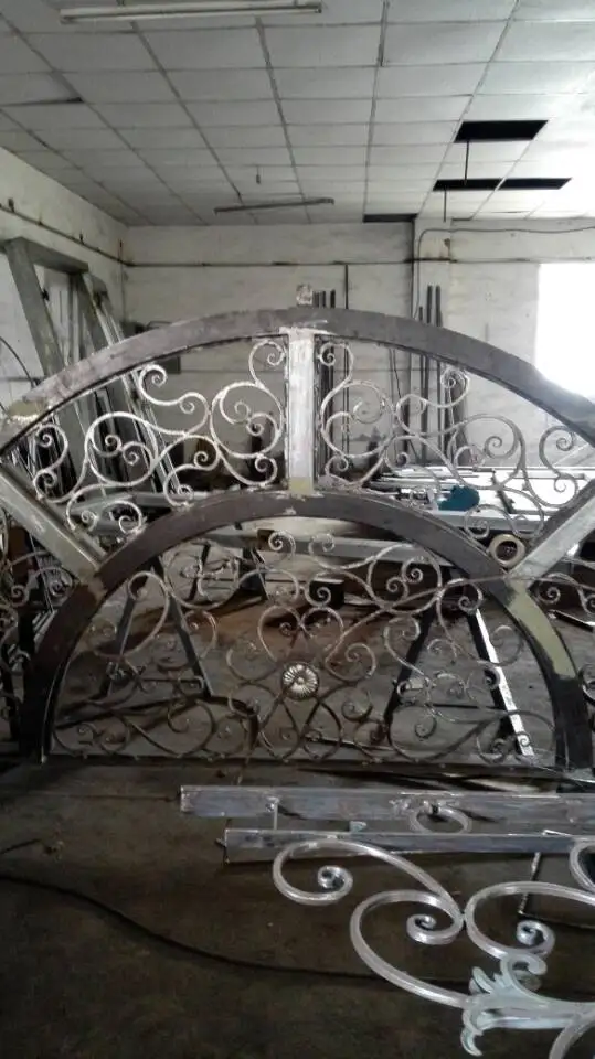 Decorative Iron Door with Openable Customized Glass Wrought Iron Doors China Glass Door