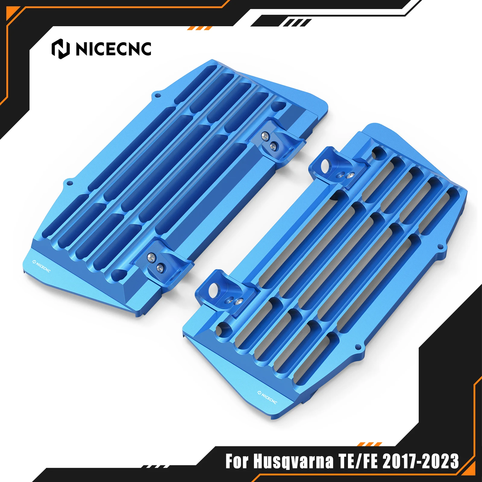 Protector de Radiador NICECNC para Husqvarna TE 300 TE 250 FE 250 FE 350 FE 450 501 2017-2023, para KTM EXC 300 GasGas EC 300