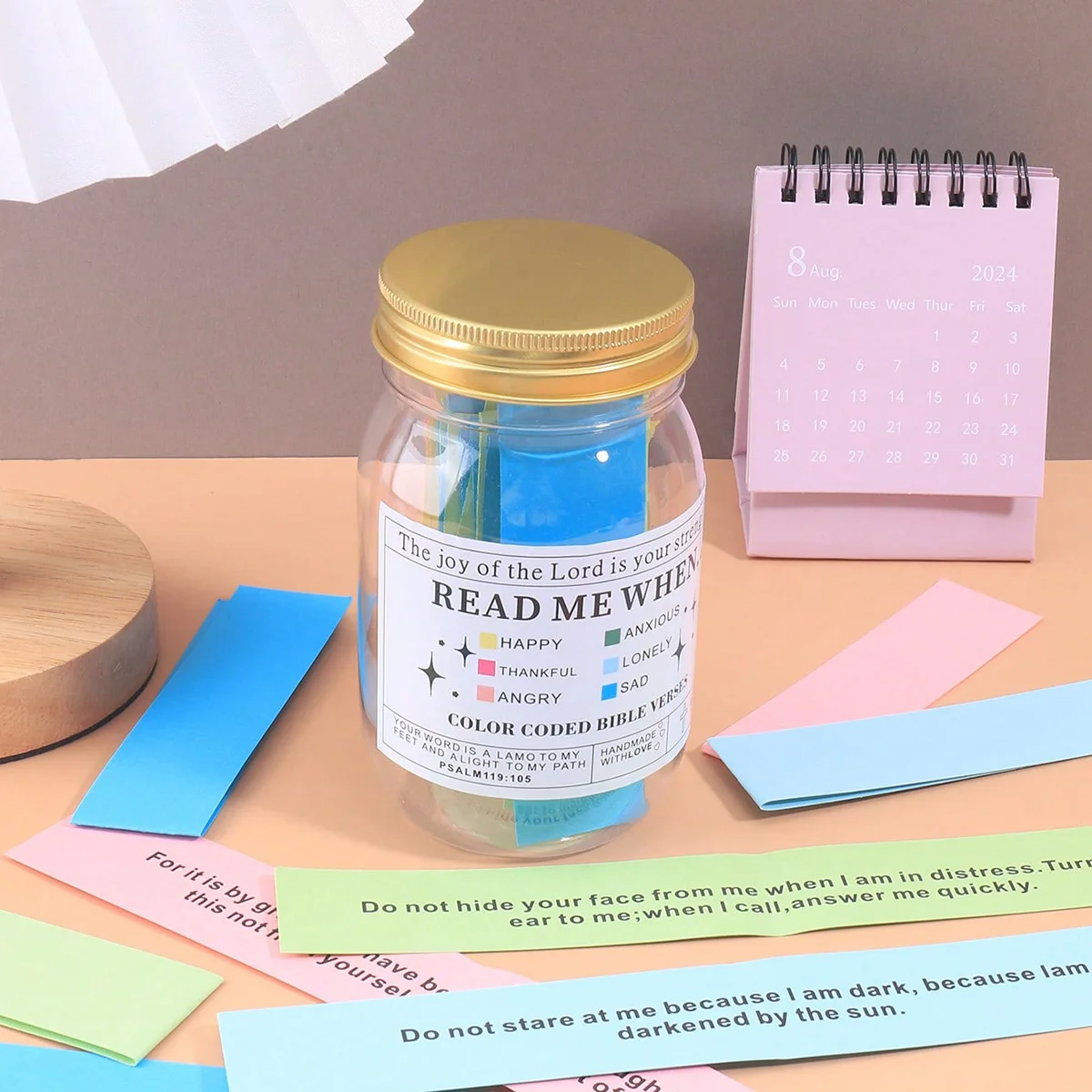 

Creativity Inspirational Scripture Verse Glass Jar Prayer Hope Jar for Spiritual Growth Daily Motivation Positive Energy Gift