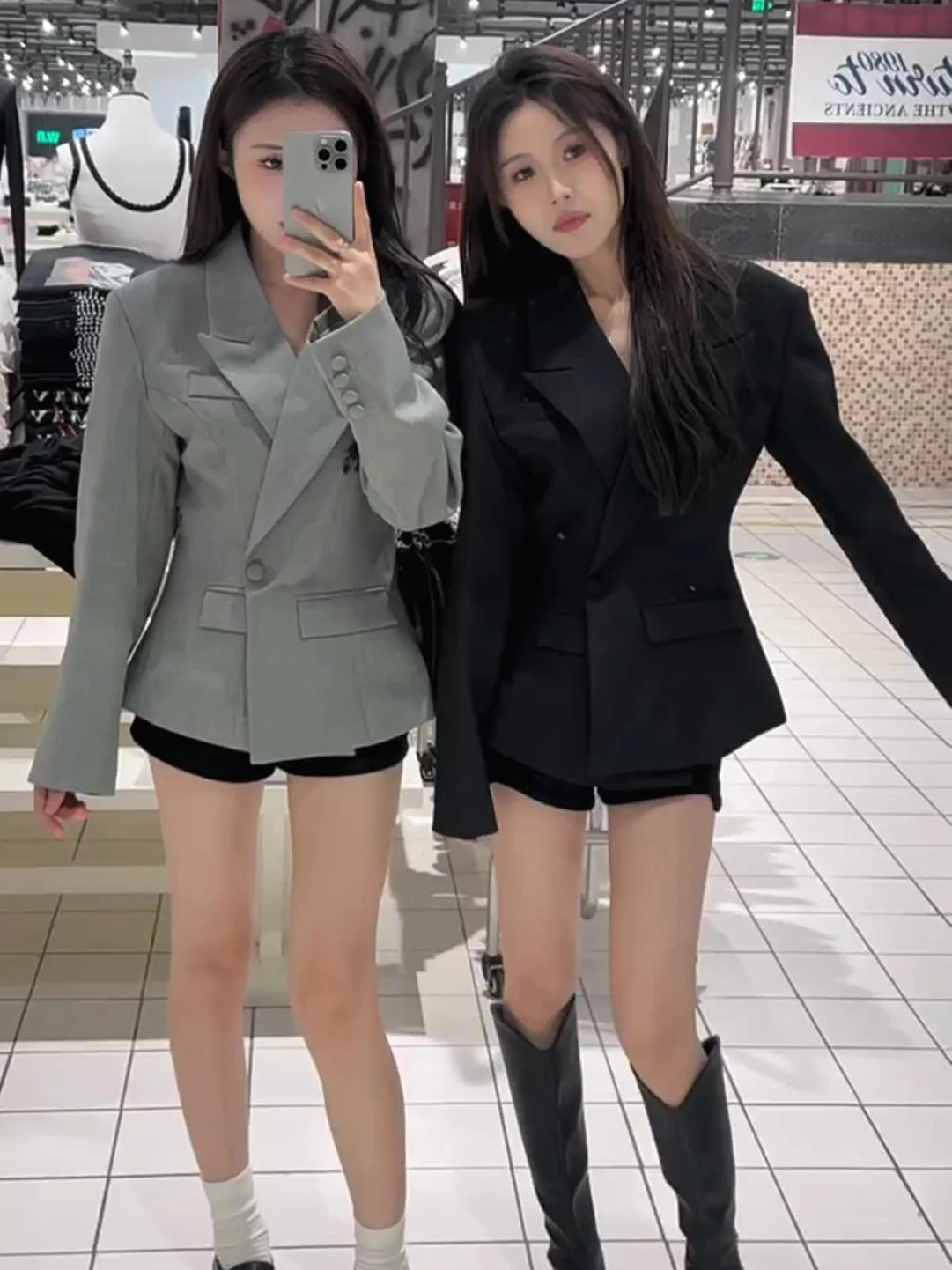 

Модный женский пиджак в корейском стиле с дизайнерским акцентом на талии, весна 2026, новинка, элегантный, с длинным рукавом