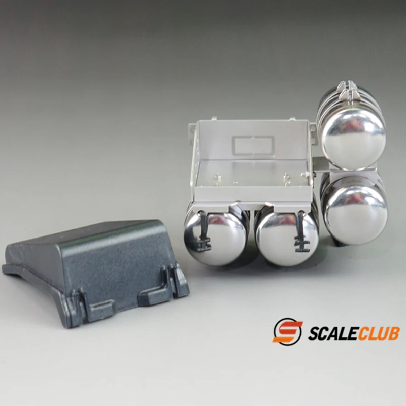 Scale club 770 LKW r470 r620 r730 s Metall batterie kasten Gastank vier Gastank lesu Modell DIY