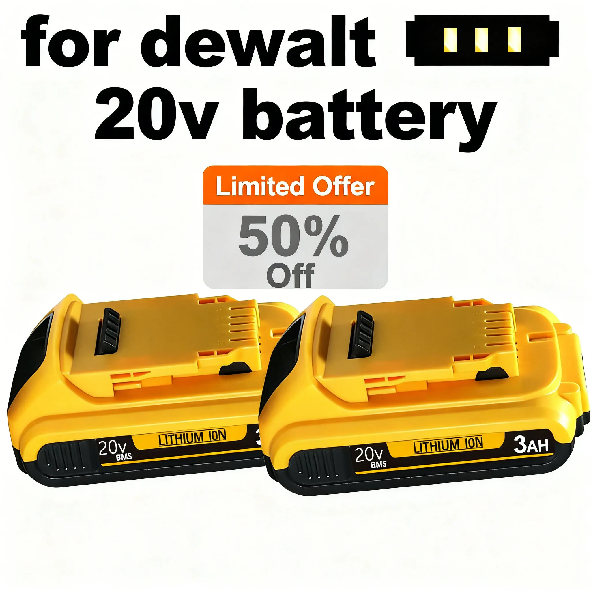 For Dewalt 20V Batt… - image