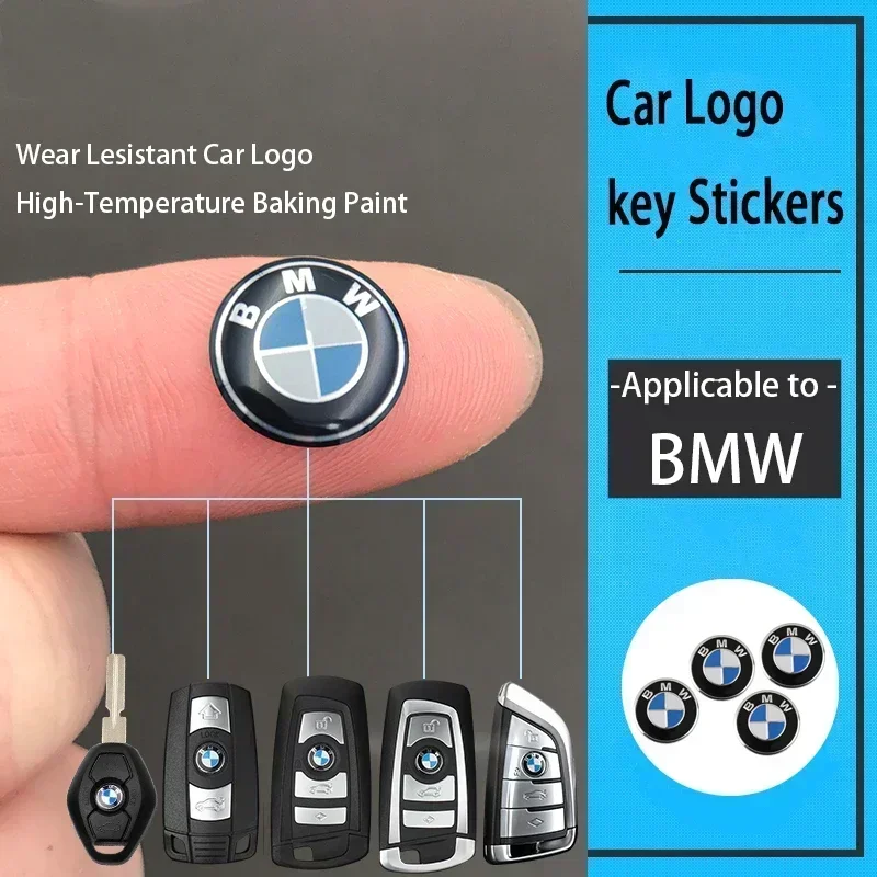 11mm/14mm Car Key Emblem Stickers Auto Door Keyhole Logo Decals For BMW Performance Kith F30 F10 E90 F20 E46 E60 E70 E39 E36 E87 