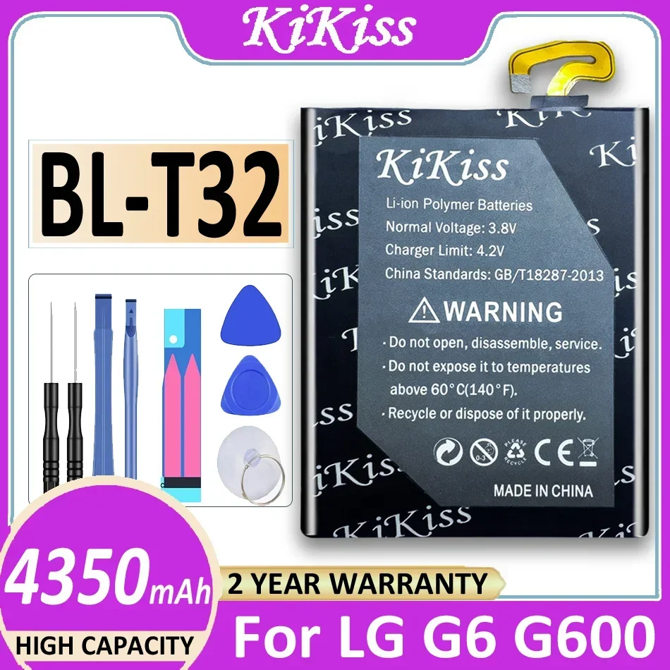 

Battery BL-T32 4350mAh For LG G6 G600L G600S G600K G600V H871 H872 H873 LS993 US997 VS988 BL T32 BLT32 Batteria