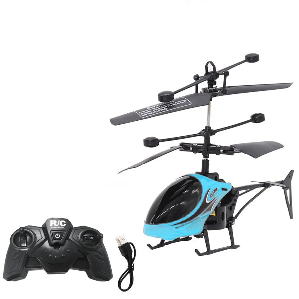 Mini RC Infrared Induction Remote Control RC Toy 2CH Gyro Helicopter RC Drone