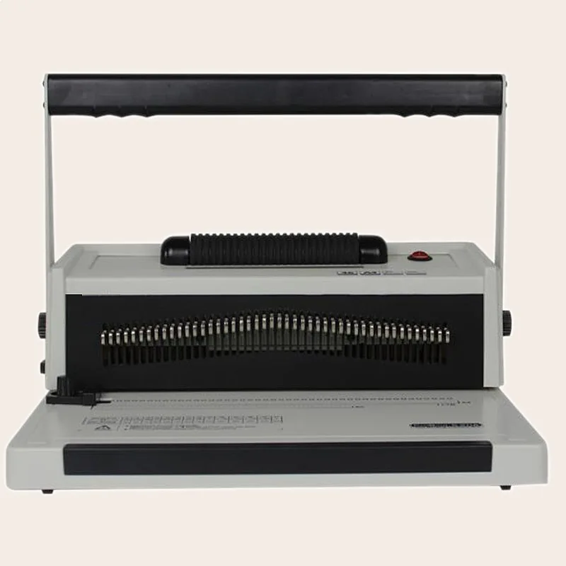 46 Hole Electric Binding Machine Single Coil Spiral Punch for Contract Documents Full Drawing Knife