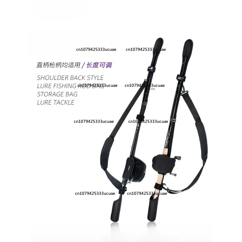 

Fishing Rod Cover Bag with Shoulder Strap, Rod Sleeve, Fishing Pole Holder, Carrying Case for Bicycling and Storage