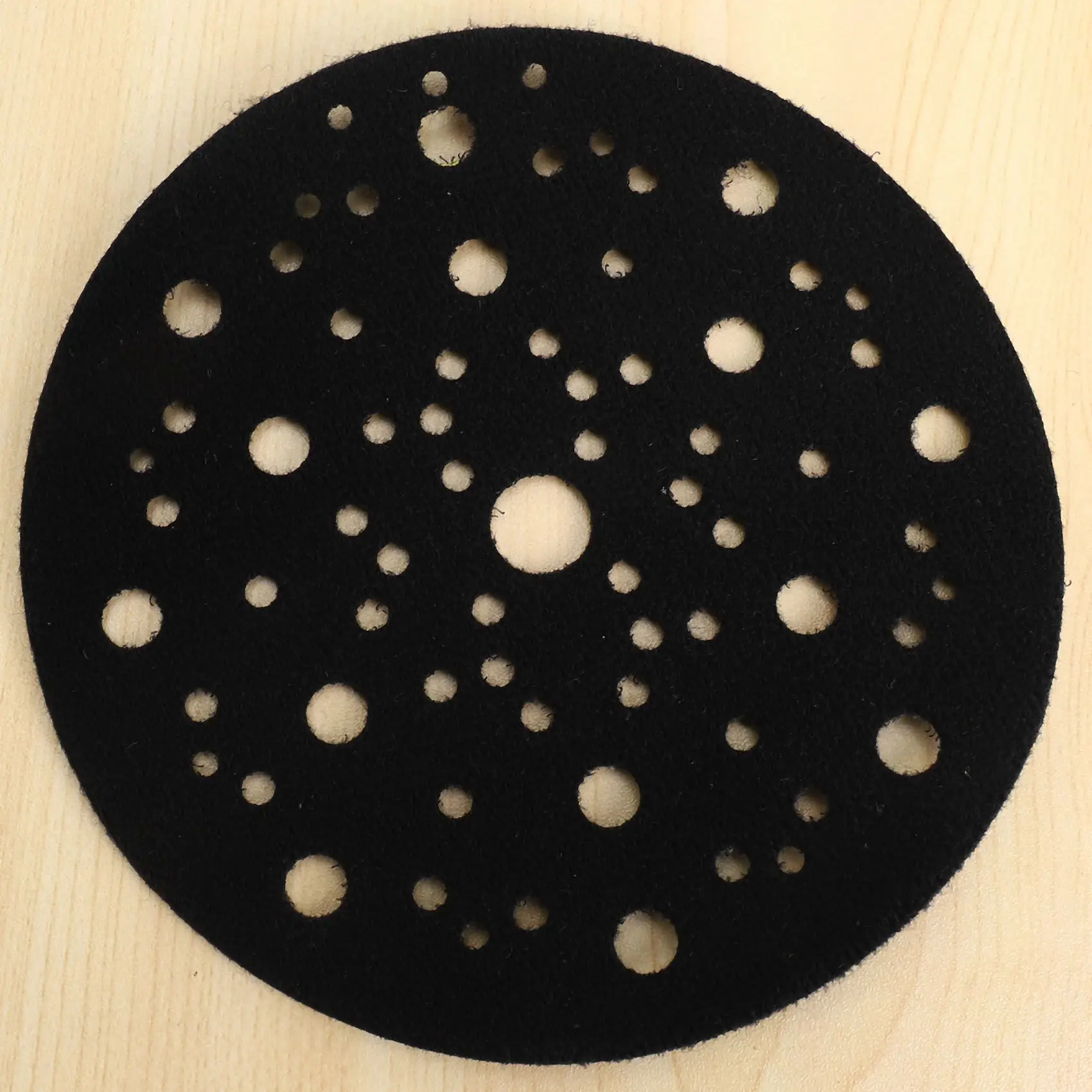 A84E-5 Pcs Protective Pad Ø 150Mm 67 Holes To Protect Your Sanding Pad Self-Adhesive Nylon, Protective Pad