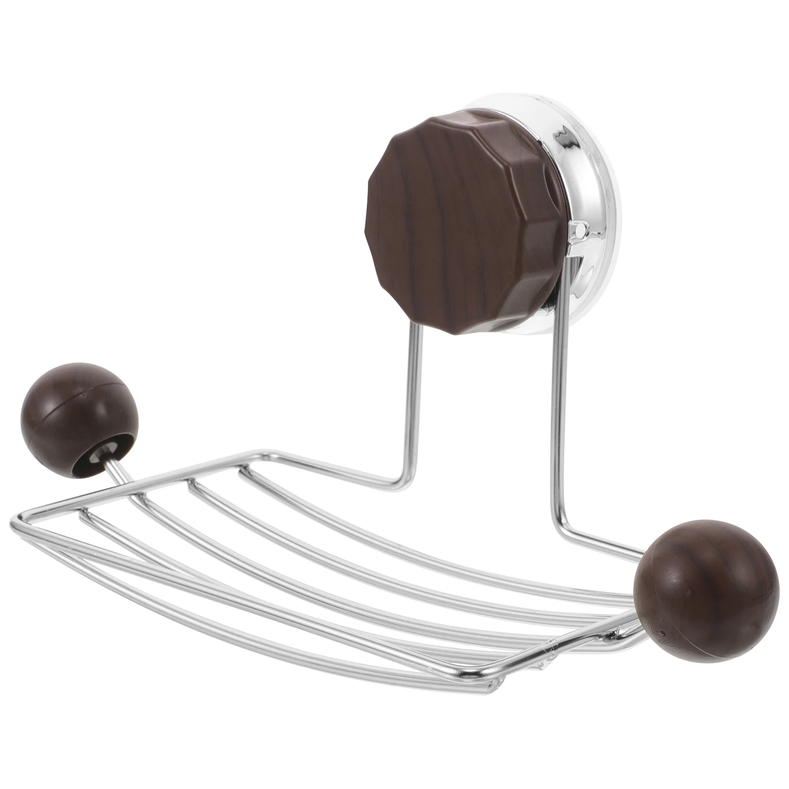 

Stainless Steel Dish Holder Wall Mounted Self Draining No Drilling Bathroom Shower Tray Waterproof Rack Drainage Stand