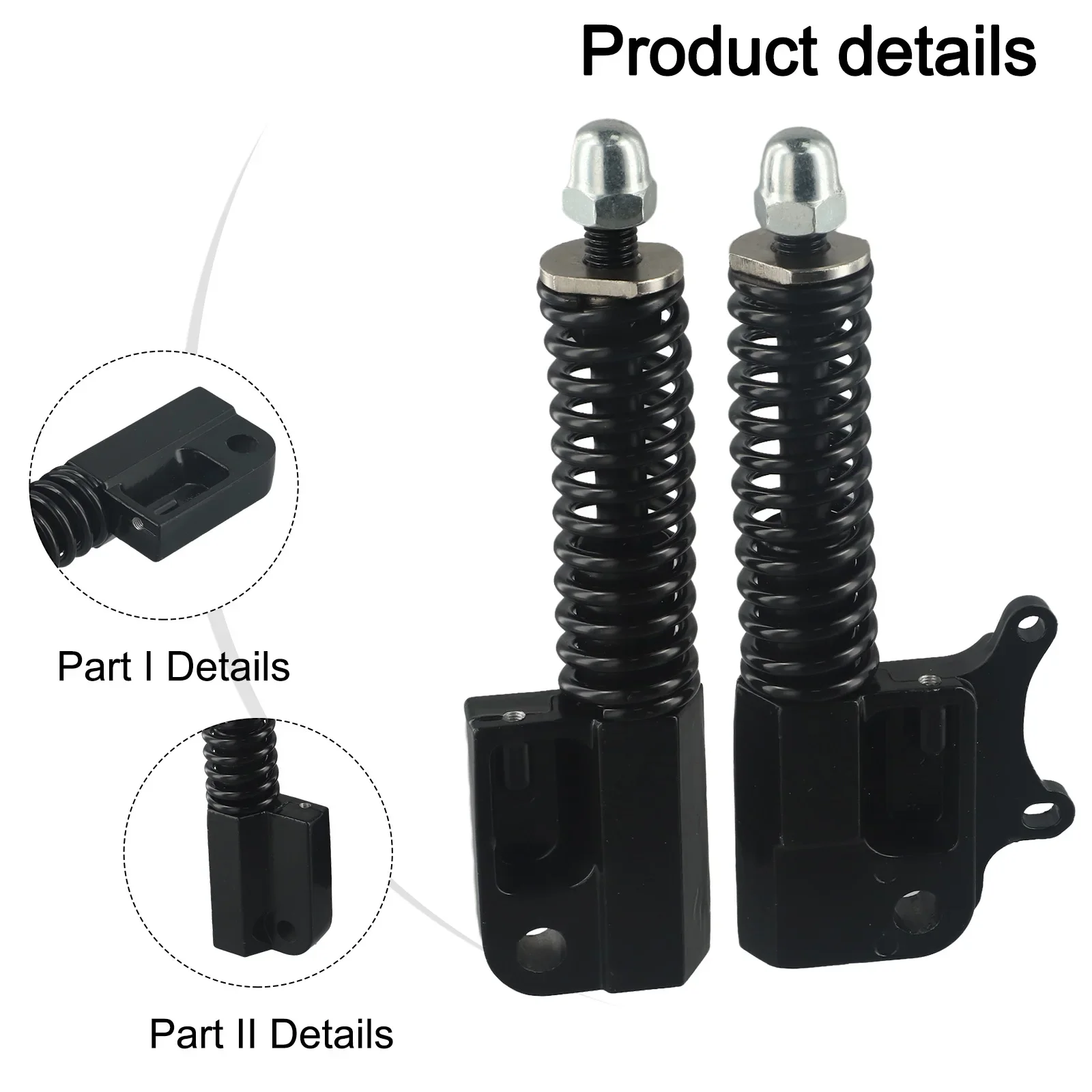 

1 Pair For 10In Electric Scooter Front Fork Hydraulic Spring Shock Absorber For KUGOO Front Wheel Hydraulic Shock Absorber