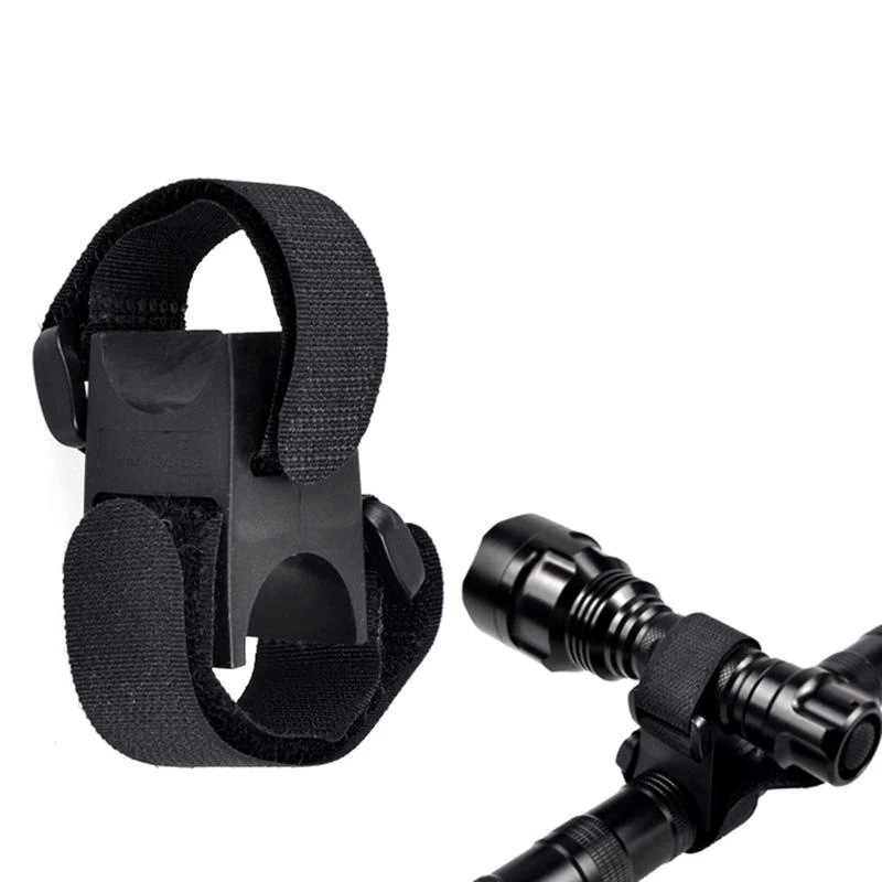 y1gd Bike Lamp Fixing Belt LED Tourch Mount Stand Bike Lock Clamps Stand Band
