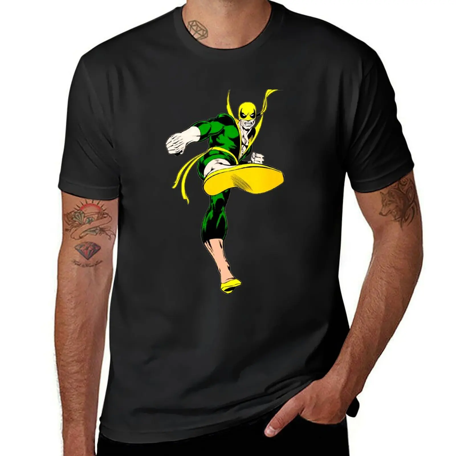 I-r-o-n Fist Super Kick T-Shirt sports fans quick drying vintage clothes mens graphic t-shirts big and tall