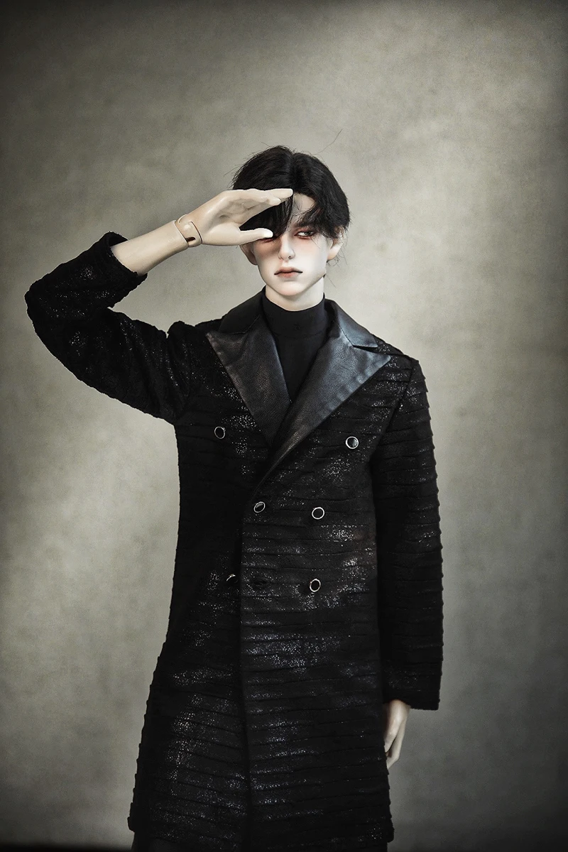 1/3 Scale BJD Clothes Casual PU Leather Overcoat Coat For BJD/SD SD13 Girl POPO68 SSDF ID75 Uncle Doll Accessories C2168