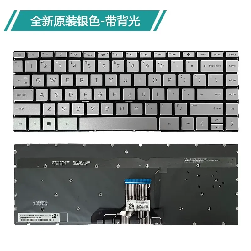 For HP 13-AN 13-AH 13-AQ 13-AG 13-AR 13-AP Notebook Laptop Keyboard Replacement