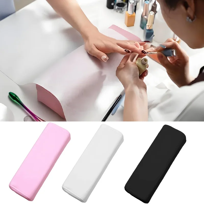 Nail Pillow Soft Hand Rest Cushion Manicure Sponge Care Manicure Studio Grinding Hand Pillow Nail Cushion Desk Station for Salon