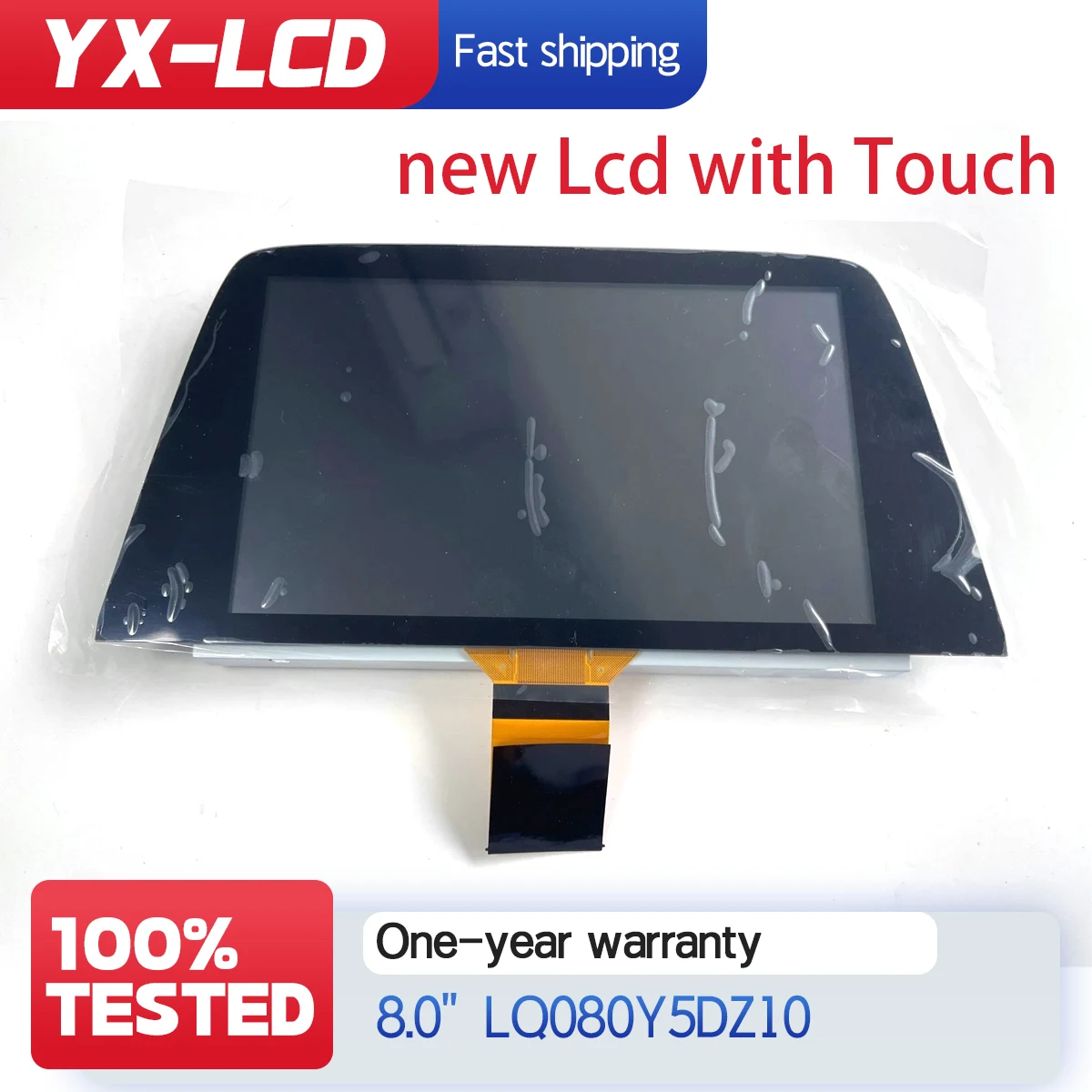 

Original new 8.0inch LQ080Y5DZ10 with touch screen for Opel Astra K car DVD GPS navigation Auto
