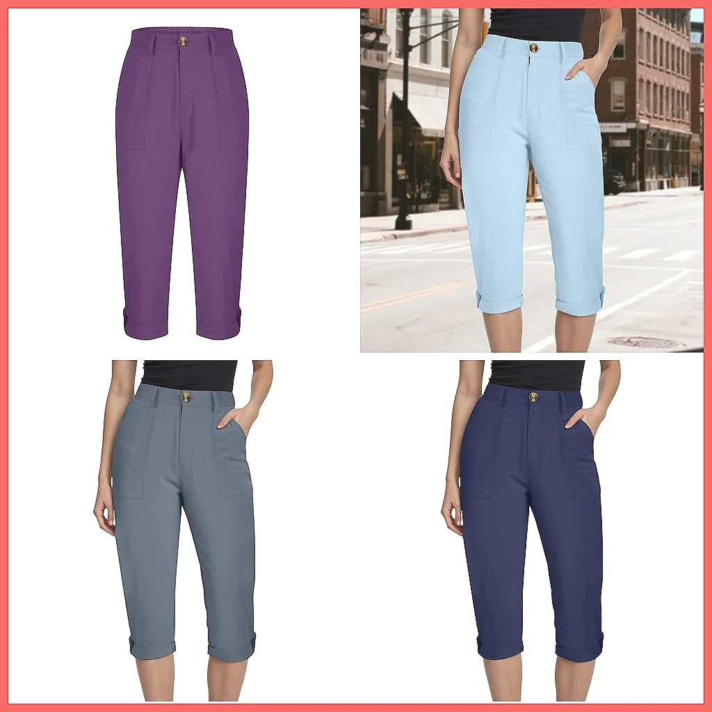 

Women's 3/4 Hiking Capri Pants - Lightweight, Quick-Dry, Breathable & Stretch Trekking Trousers