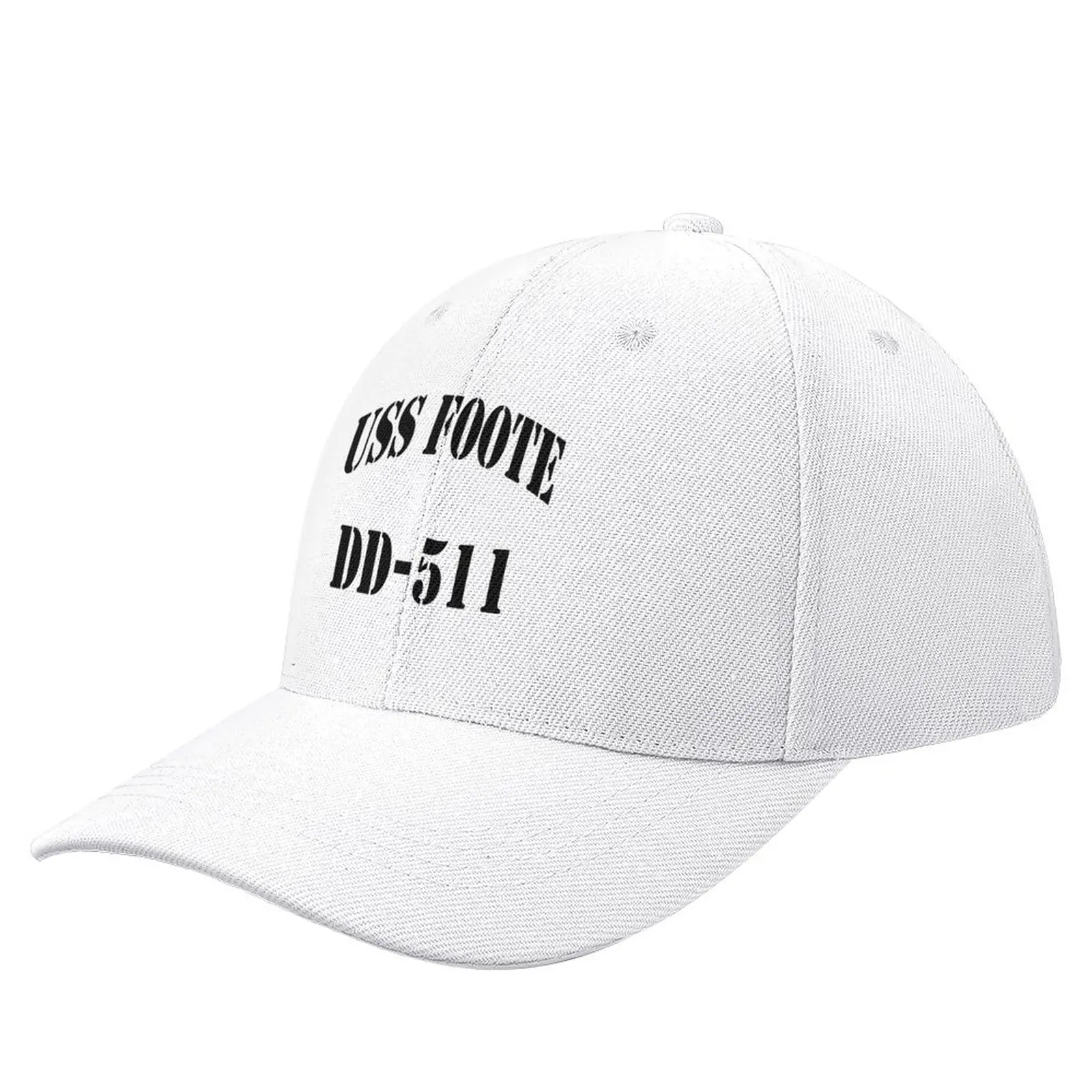 USS FOOTE (DD-511) STORE Baseball Cap black Military Tactical Cap Golf Women Men's