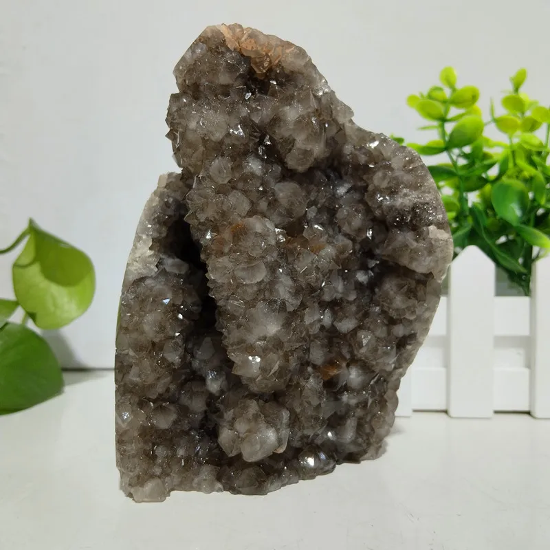 100% Natural Smoky Quartz Crystal Raw  Real Stone Mineral Specimen Room Decor Freeform Feng Shui Ornaments Energy Chakra Healing