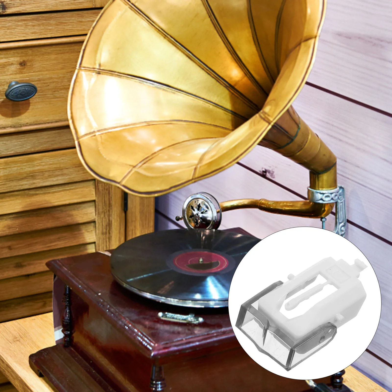 

Vinyl Turntable Replacement Plastic Record Player Needle Universal Clear Sound Compatible With Various Models Vintage Phonograph