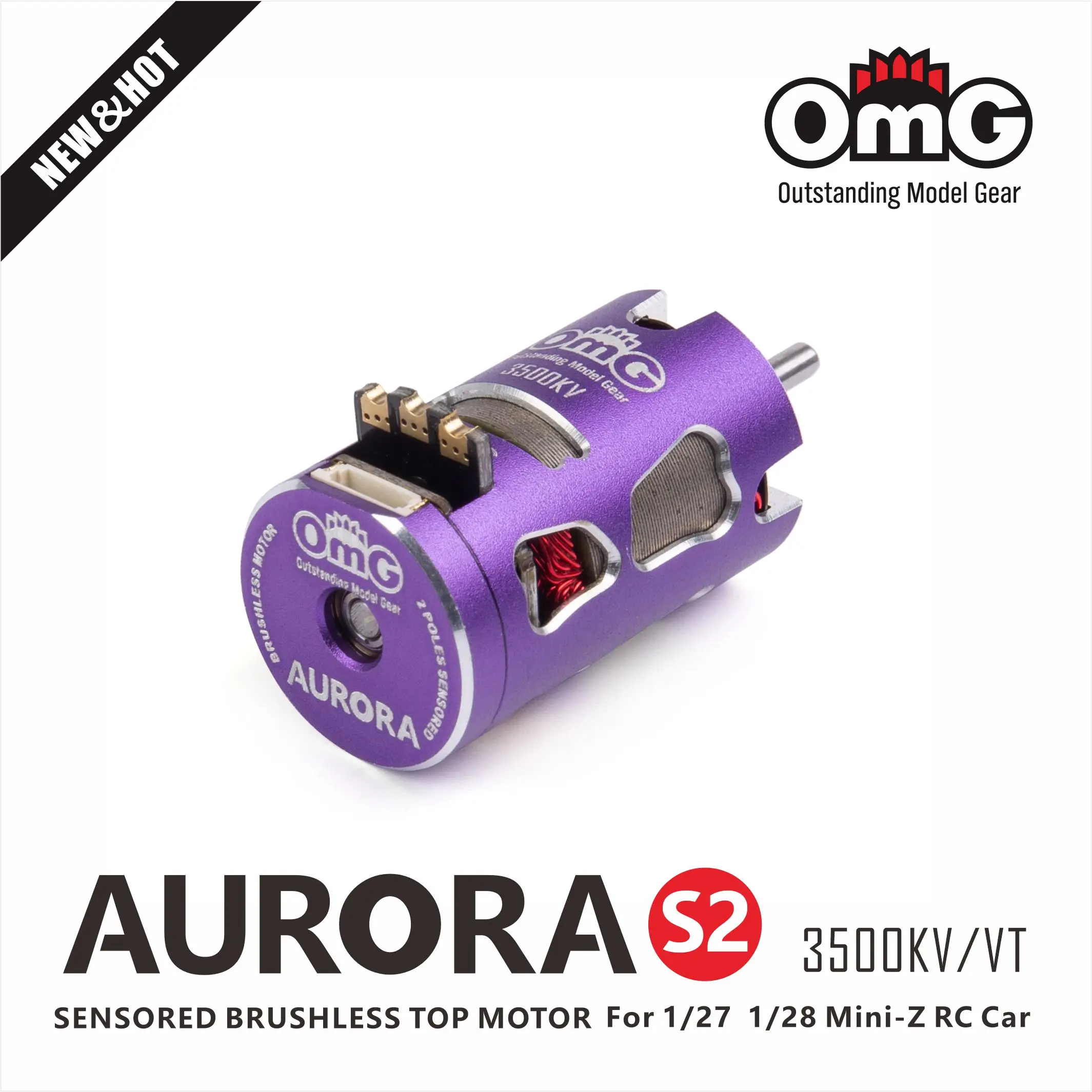 Mosquito car inductive brushless motor MINIZ130 motor X-Power, Atomic RC, GLRacing front and rear drive