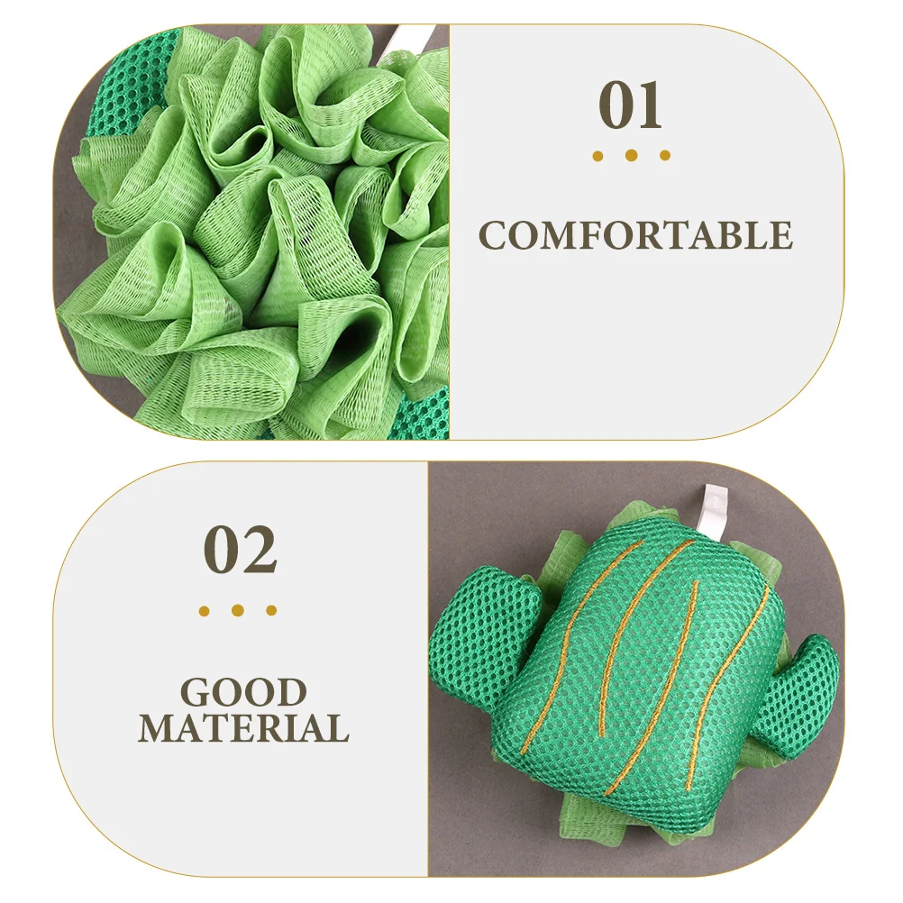 

Hanging Bathing Ball Colored Mesh Bath Scrubber Body Cleaning Tool Travel Size Skin-Friendly Exfoliating Shower Ball Lightweight