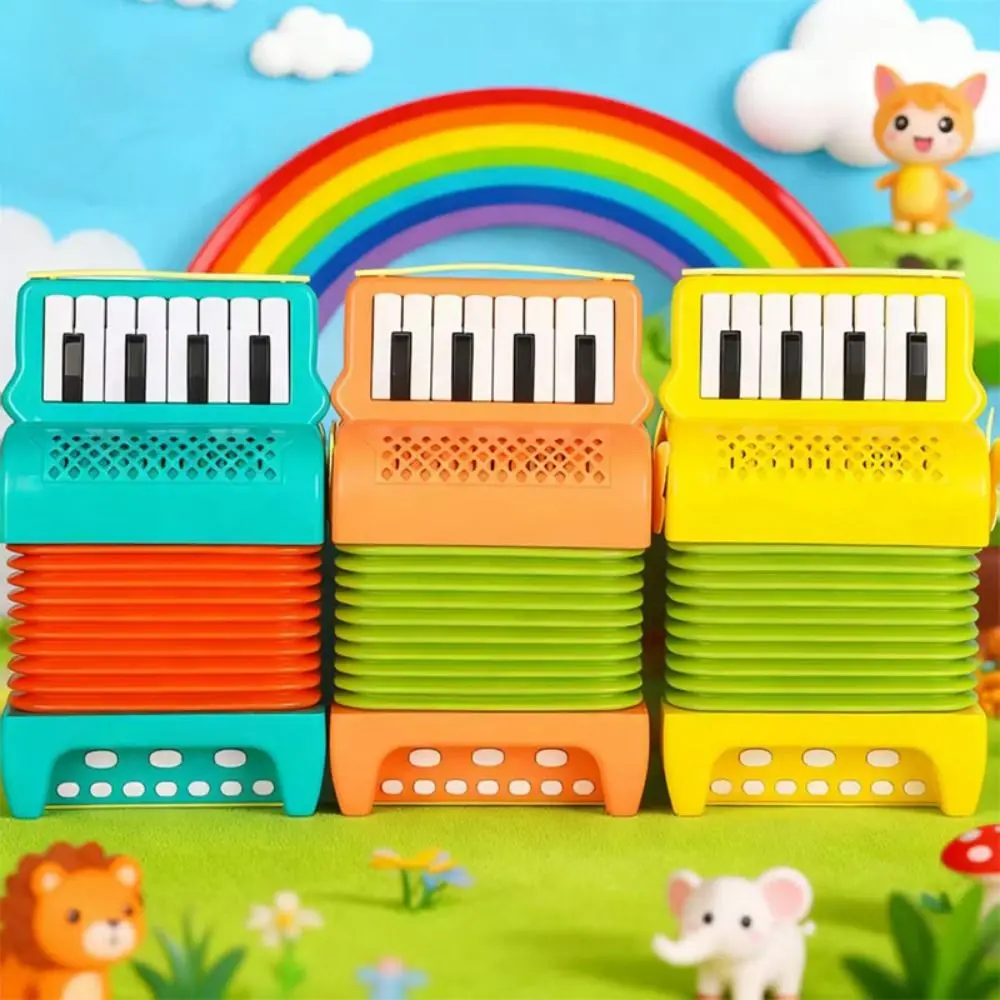 

Small Size Kids Accordion Toy Musical Enlightenment Grip Exercise Children Accordion Instrument Interactive Compact