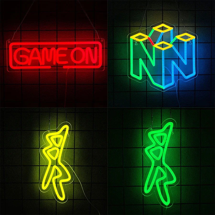 

Usb Powered, Used For Room, Bar, Club, Man Cave, Game Room Art Decor,Game Series Neon Signs, Cyberpunk Personality Icons