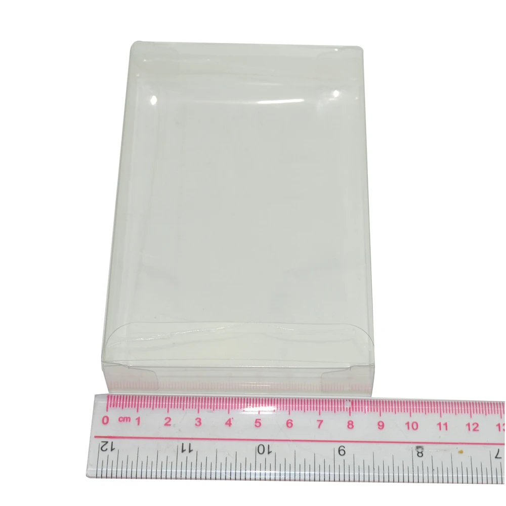 Clear Box For SNES Cartridge Case for  SNES Cart Protector  Card Sleeve storage display box