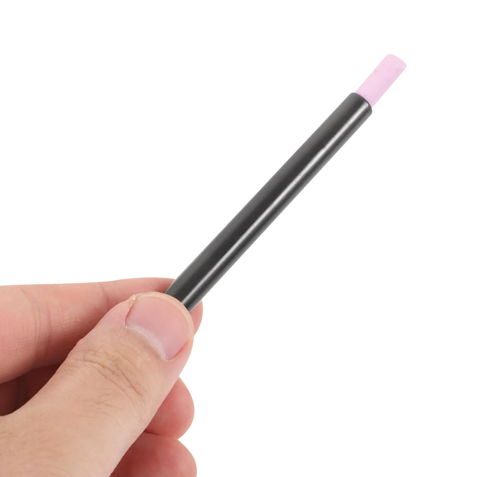 5 قطعة قلم نقش الأظافر البلاستيك متعدد الوظائف أداة مانيكير لإزالة الجلد الميت التقشير تلميع طحن #5