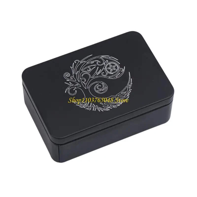 R53E Tarots Card Storage Can Tarots Organizers Card Case Empty Game Card Storage Box