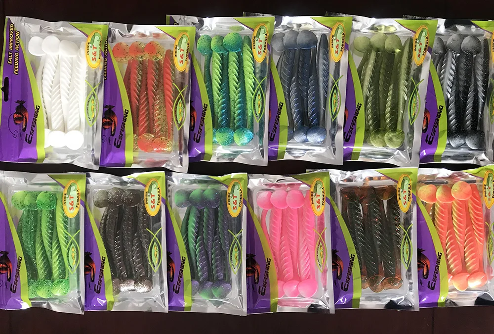 ESFISHING Soft Silicone Best Fish Bait Ripple Shad 100mm 125mm For Pike Fishing T Tail Pesca Artificial Fishing Lure Tackle image 6