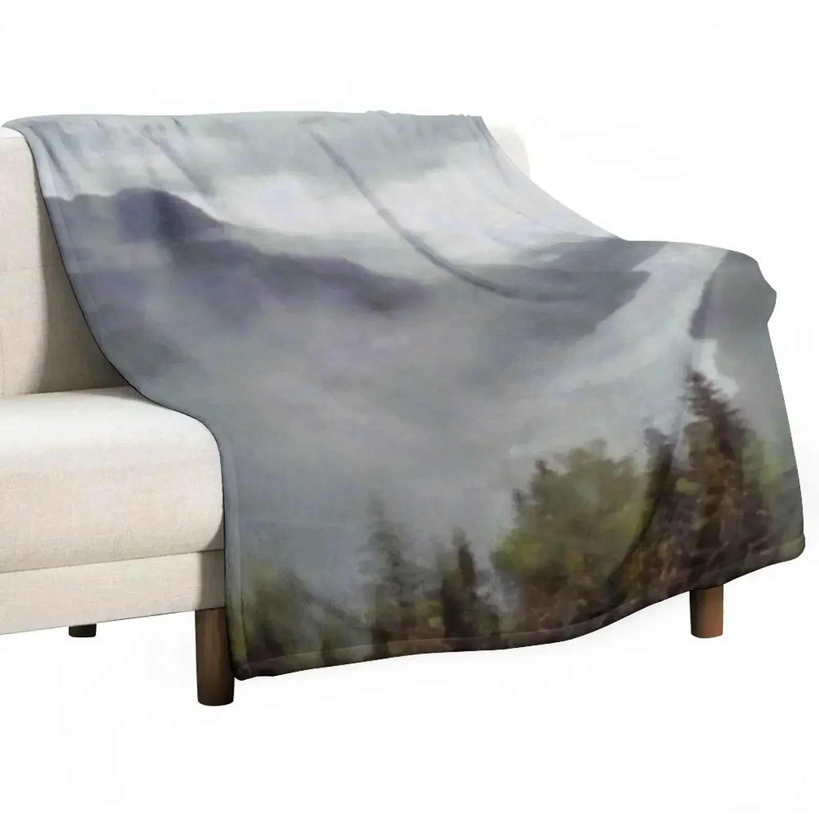 Bruinen River Throw Blanket Hairy Soft Big Blankets