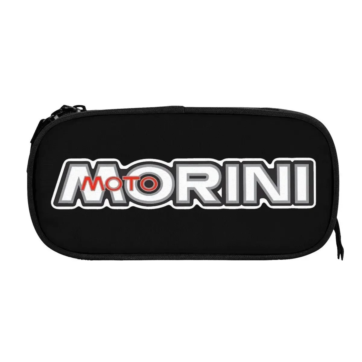 Fashion Classic Moto Morini Logo Pencil Case Pencil Pouch Pen Holder for Student Large Storage Bag Office Gift Stationery