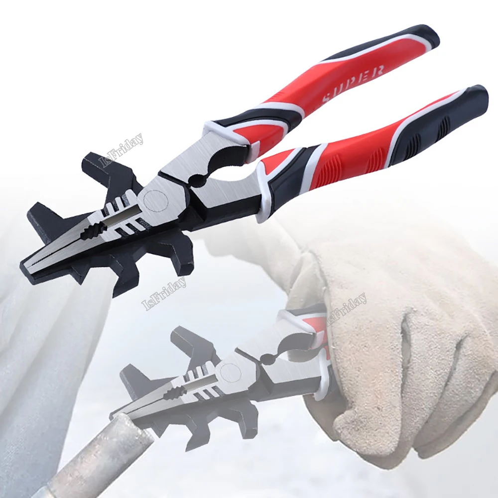 

Multipurpose MIG Welding Pliers 2023 New Flat Mouth Pincers Wire Cutting Spring Loaded Installation Removing Wire Cutting